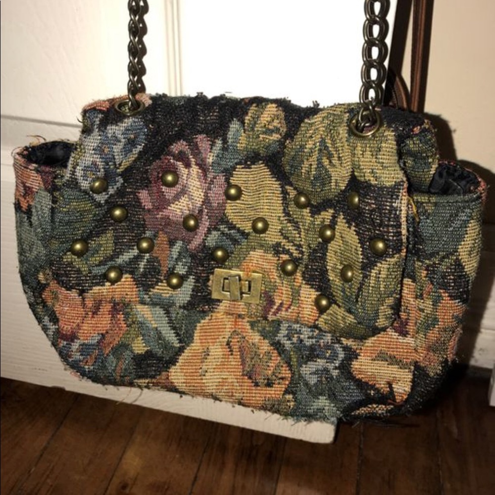 vintage flower purse